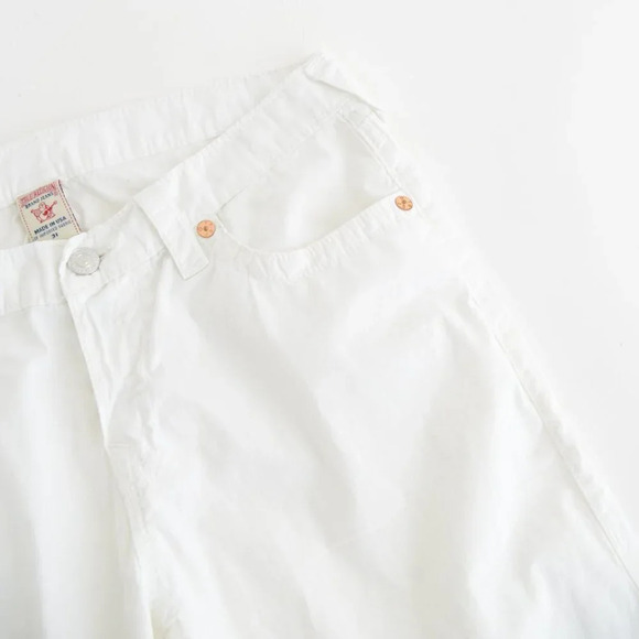 Vintage True Religion White "Brianna" Style Straight Leg 98% Cotton  Pants 31 - Picture 7 of 12